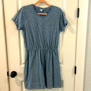 Old Navy blue striped cotton dress